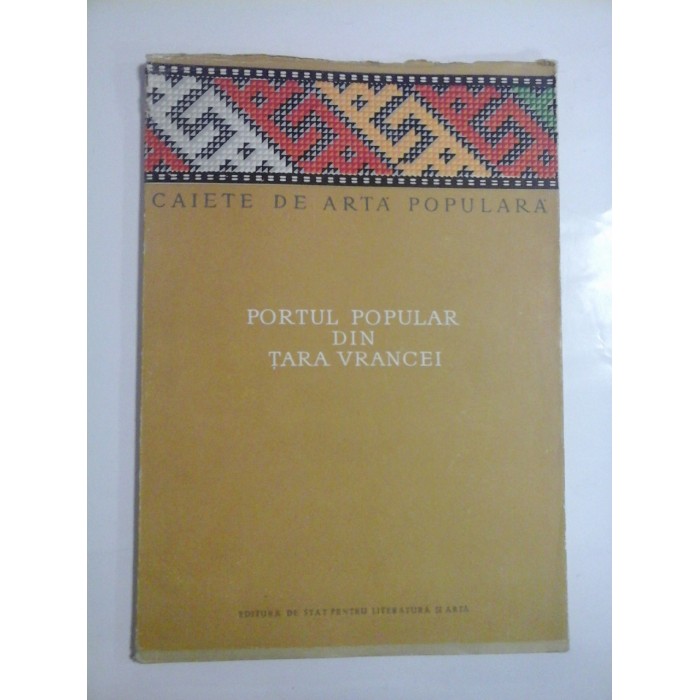 PORTUL POPULAR DIN TARA VRANCEI - FLOREA BOBU FLORESCU PORTUL POPULAR DIN TARA VRANCEI - FLOREA BOBU FLORESCU